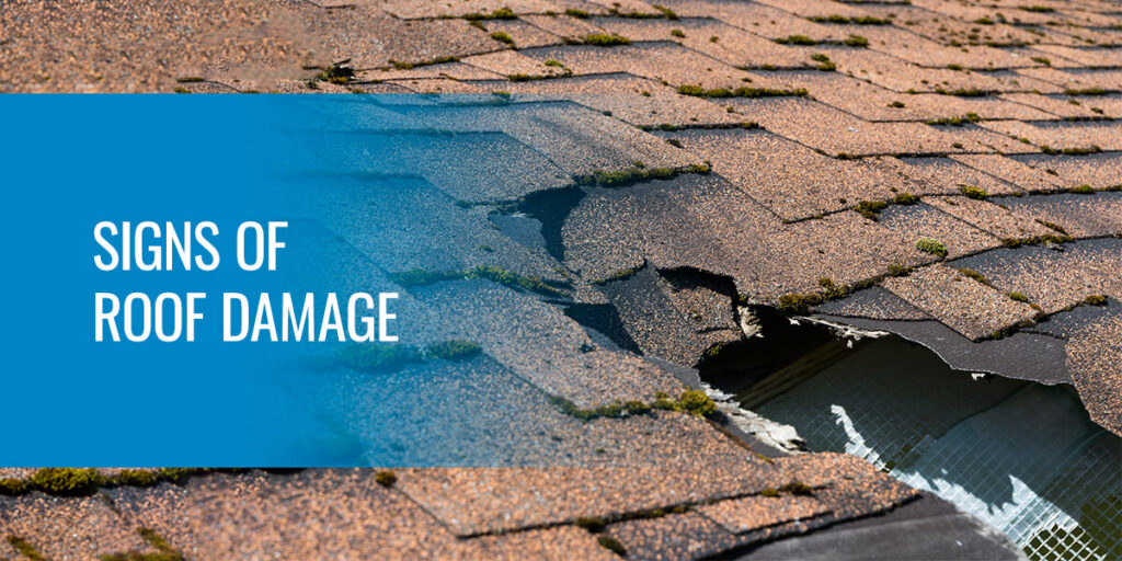 Signs of a damaged roof