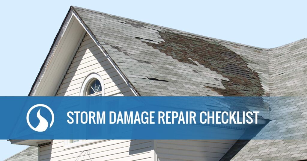 Storm Damage Repair Checklist