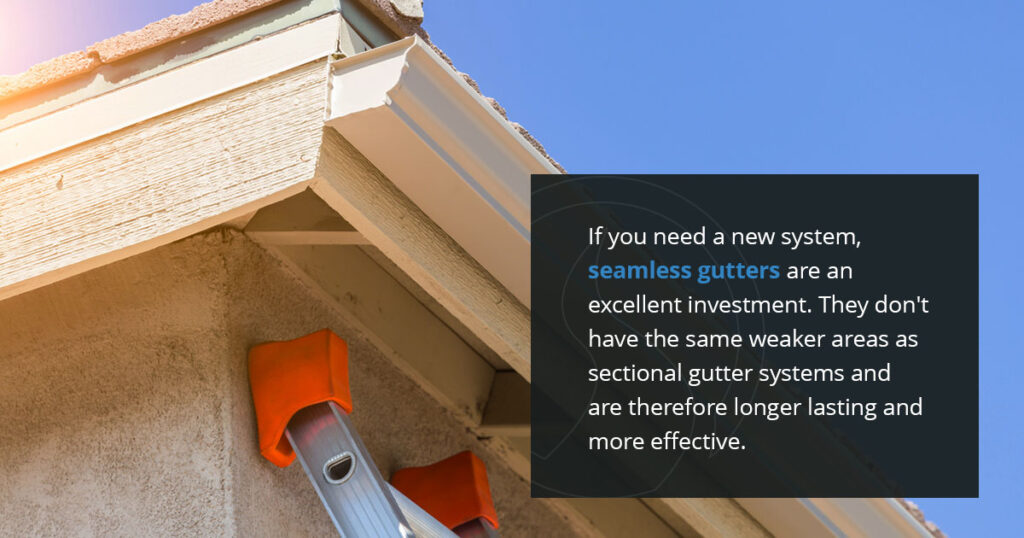 04 considering sectional vs seamless gutters