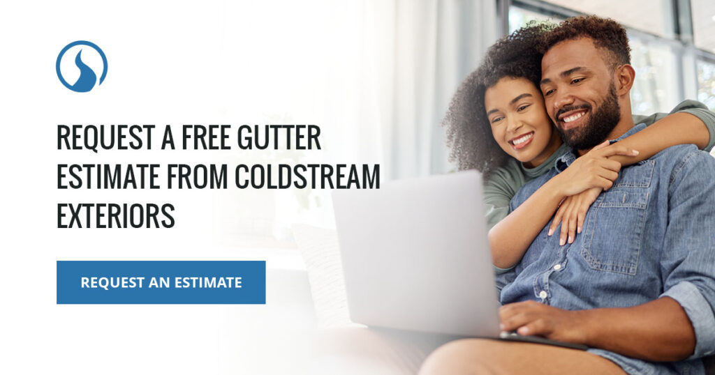 03 CTA request a free gutter estimate from coldstream exteriors
