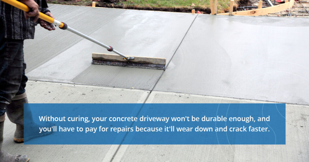 02 the importance of curing your concrete driveway