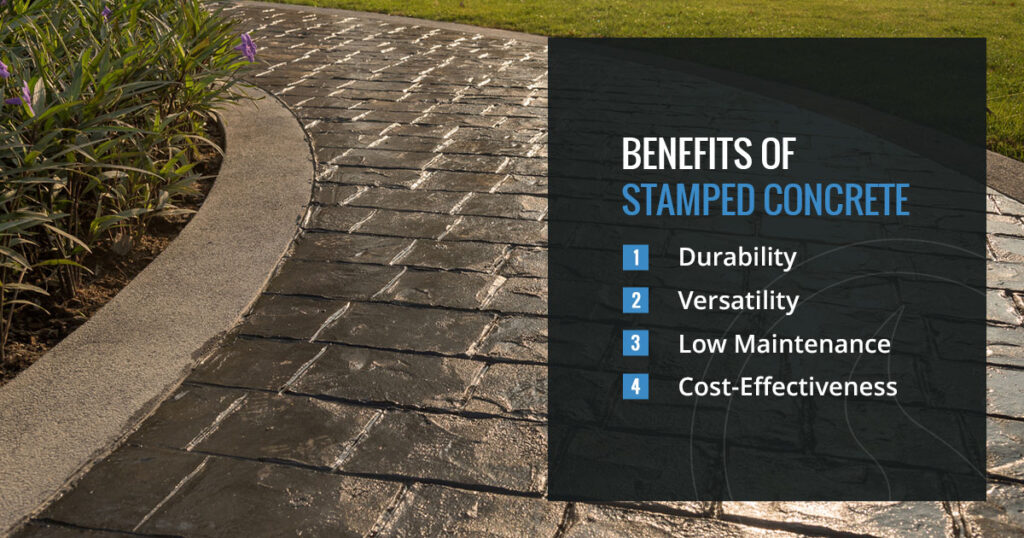 02 benefits of stamped concrete