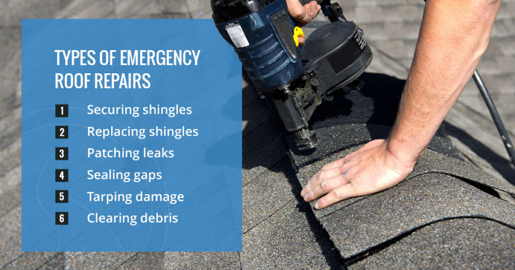 02 types of emergency roof repairs